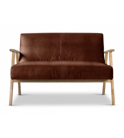 Nordhavn Sofa Two Seat - Vintage Brown Leather