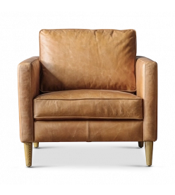 Osterbro Armchair - Antique Brown Leather