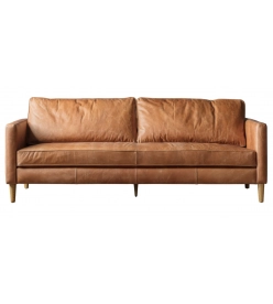 Osterbro Sofa Two Seat - Antique Brown Leather