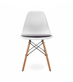 Eiffel Chair Seat Pad Cushion in Mid Grey - chair & cushion