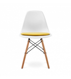 Eiffel Chair Seat Pad Cushion in Mustard - chair & cushion