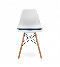 Eiffel Chair Seat Pad Cushion in Ocean - chair & cushion