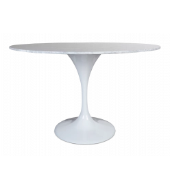 Saarinen 120cm Tulip Table - Carrara marble 