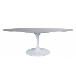 Saarinen 199cm Tulip Table - Carrara marble