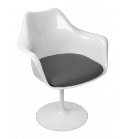 Saarinen Tulip Armchair Replica - front angle