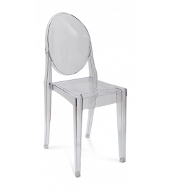 Starck Victoria Ghost Chair Replica Front Angle