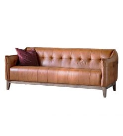 Vanlose Sofa Two Seat - Antique Brown Leather