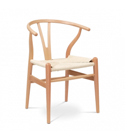 Wegner Wishbone Chair Replica - front angle