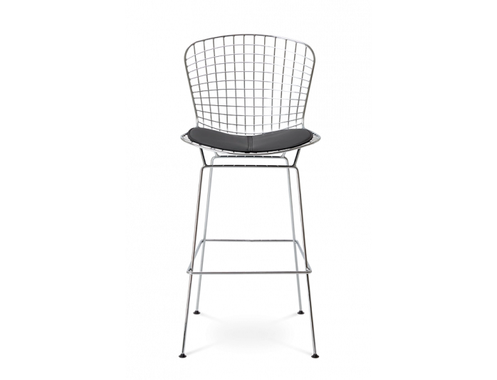 Wire bar sales stool black