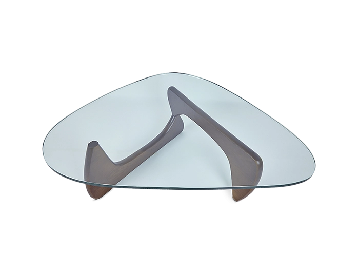 Noguchi Style Tribeca Coffee Table - Walnut Wood