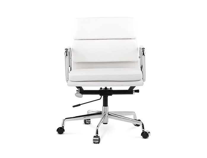 Eames white leather office clearance chair