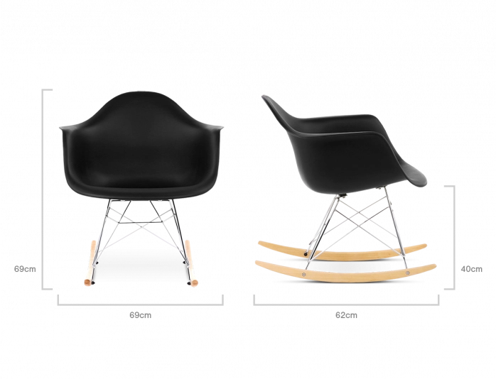 Eames Style RAR Rocking Chair