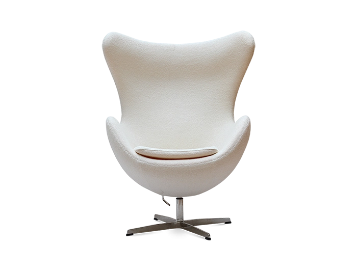 White sales wool chair