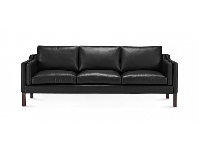 2213 three seater sofa leather