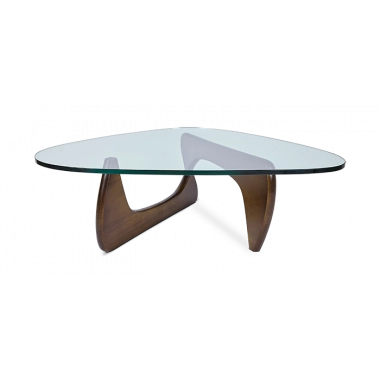 Noguchi Style Tribeca Coffee Table - Walnut Wood