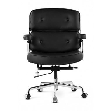 Eames Style Executive ES104 Office Chair - Black Leather