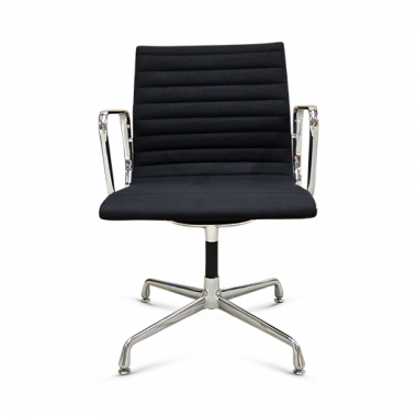 Eames Style EA108 Office Chair - Black Wool