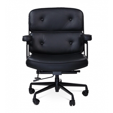 Limited Edition Eames Style ES104 Office Chair - Black Leather